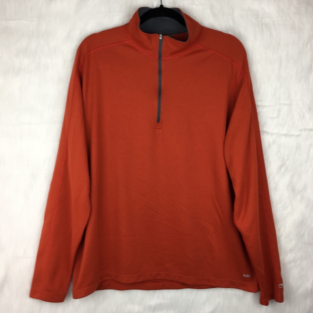 ✨REI Orange Half Zip Pullover - Picture 1 of 5